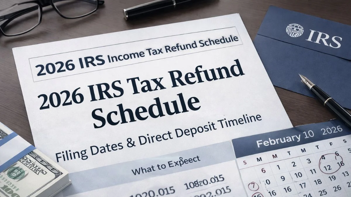 2026 IRS tax refund, IRS refund schedule 2026, IRS direct deposit timeline, IRS refund dates 2026, when will I get my tax refund 2026, IRS filing deadline 2026, federal tax refund update, IRS refund processing time, EITC refund delay 2026, child tax credit refund 2026, IRS refund status check, Where’s My Refund tool, tax season 2026 USA, IRS payment schedule 2026, direct deposit tax refund